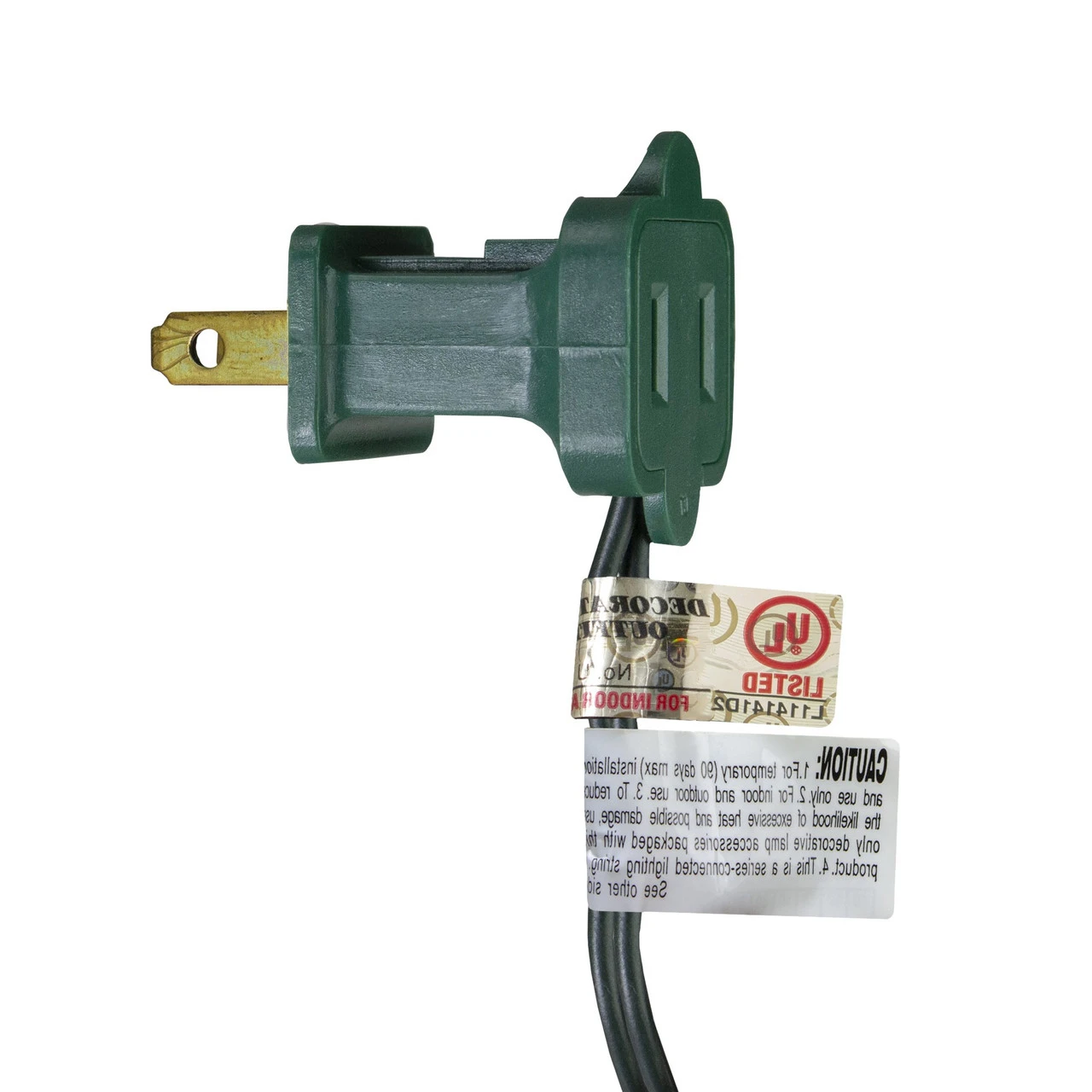 100-Count Clear Perm-O-Snap Mini Christmas Light Set, 49.3ft Green Wire 5 100-Count Clear Perm-O-Snap Mini Christmas Light Set, 49.3ft Green Wire - Image 3