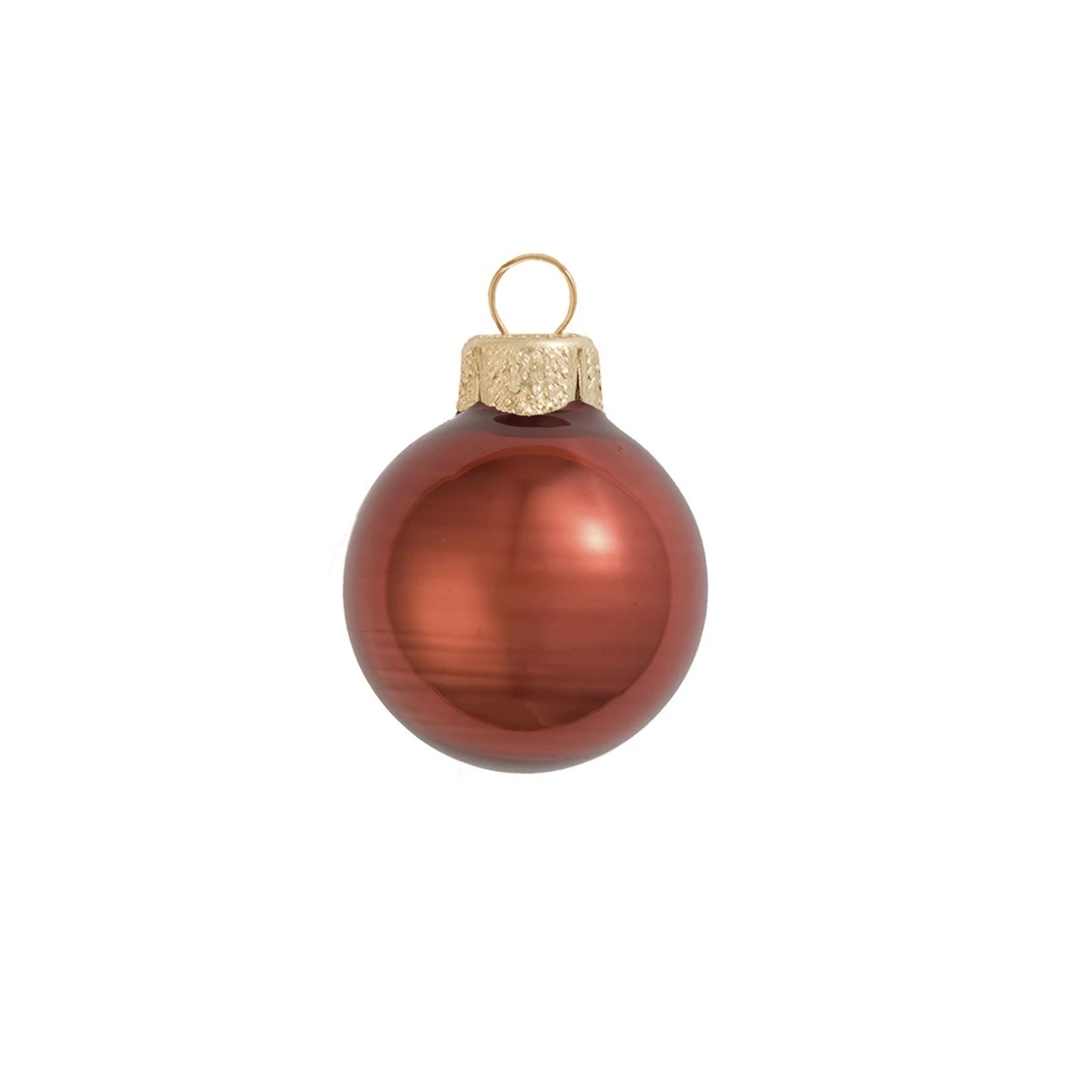 28ct Chocolate Brown Pearl Glass Christmas Ball Ornaments 2" (50mm) 3 28ct Chocolate Brown Pearl Glass Christmas Ball Ornaments 2" (50mm)
