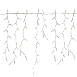 300 Count Clear Mini Icicle Christmas Lights, 18ft White Wire 7 300 Count Clear Mini Icicle Christmas Lights, 18ft White Wire -Christmas Decoration Store ha90212 justwire 67653.1676571174