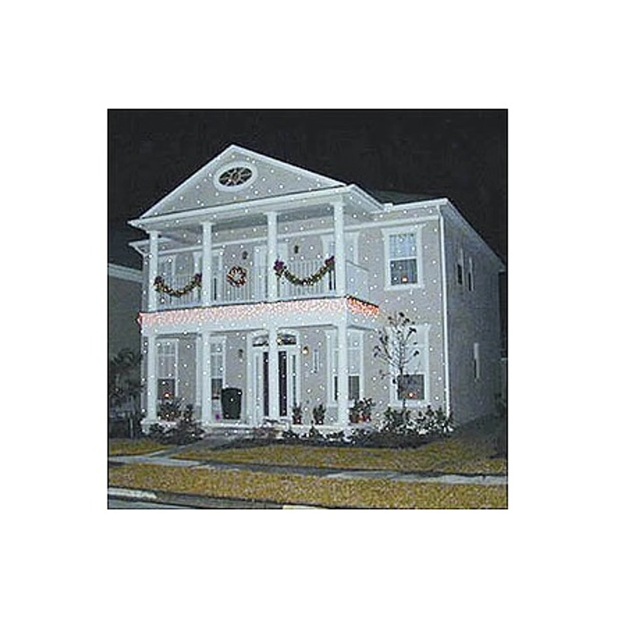 Light Flurries Magical Falling White Snow Christmas Light Projector 3 Light Flurries Magical Falling White Snow Christmas Light Projector