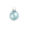 28ct Baby Blue Glass Christmas Ball Ornaments 2" (50mm)