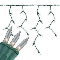 Set Of 100 Clear Everglow Mini Icicle Christmas Lights - Green Wire 8 Set Of 100 Clear Everglow Mini Icicle Christmas Lights - Green Wire -Christmas Decoration Store hofert 1762 02 3 85113.1667657907