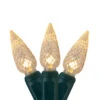 70 Warm White LED Faceted C6 Twinkling Christmas Lights - 23.5 Ft Green Wire 1 70 Warm White LED Faceted C6 Twinkling Christmas Lights - 23.5 Ft Green Wire -Christmas Decoration Store hofert 2870 32t 1 84604.1667578369