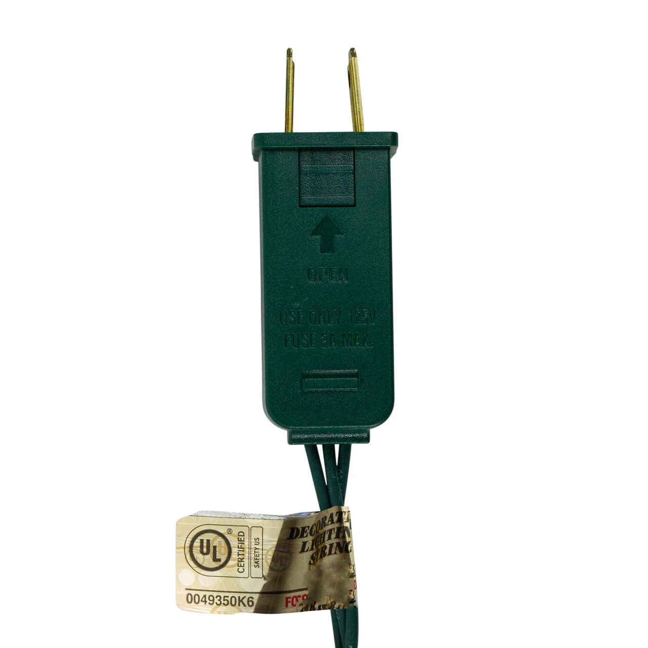 70 Warm White LED Faceted C6 Twinkling Christmas Lights - 23.5 Ft Green Wire 4 70 Warm White LED Faceted C6 Twinkling Christmas Lights - 23.5 Ft Green Wire - Image 2