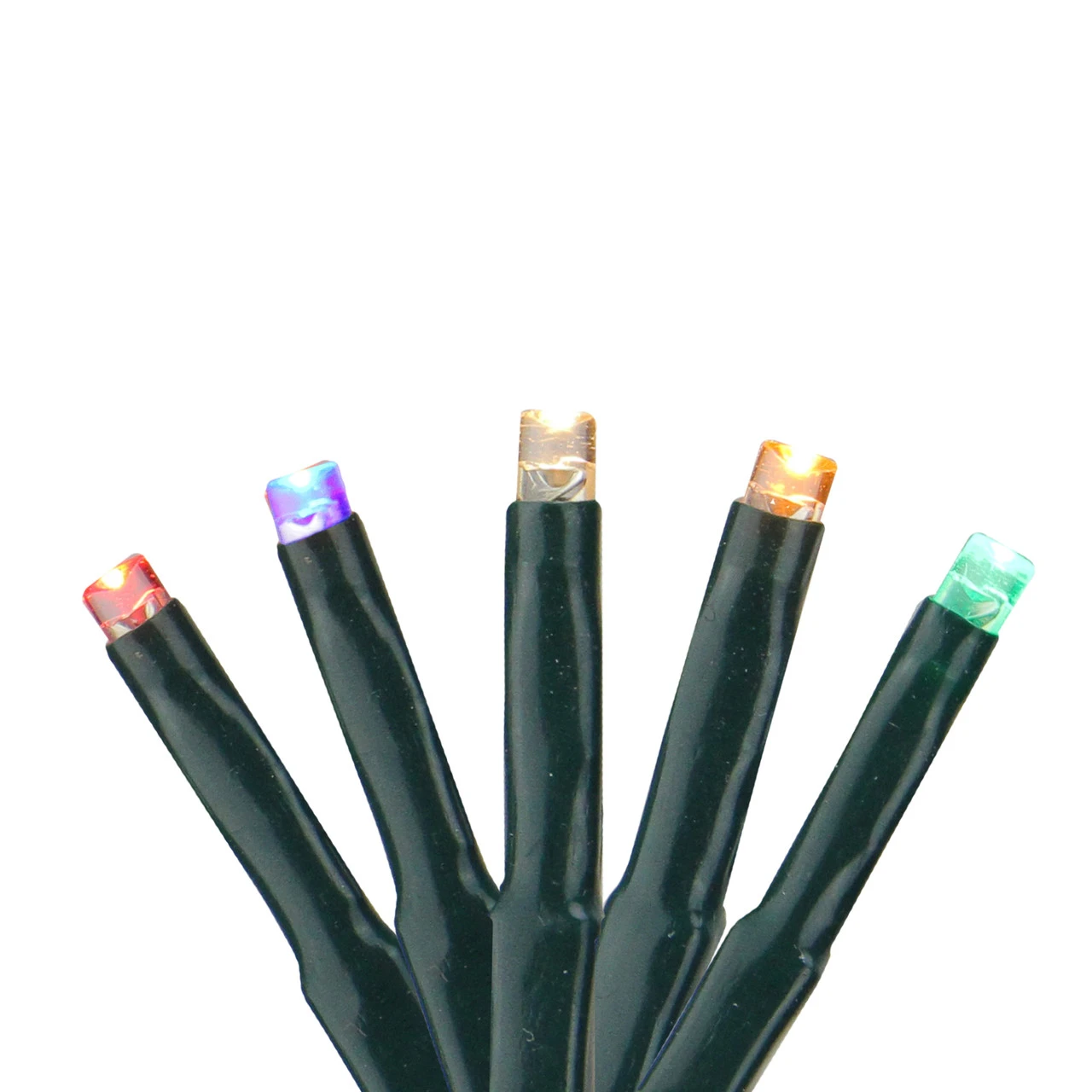 Black LED 8-Function Cluster Christmas Lights - 20 Ft Green Wire 3 Black LED 8-Function Cluster Christmas Lights - 20 Ft Green Wire