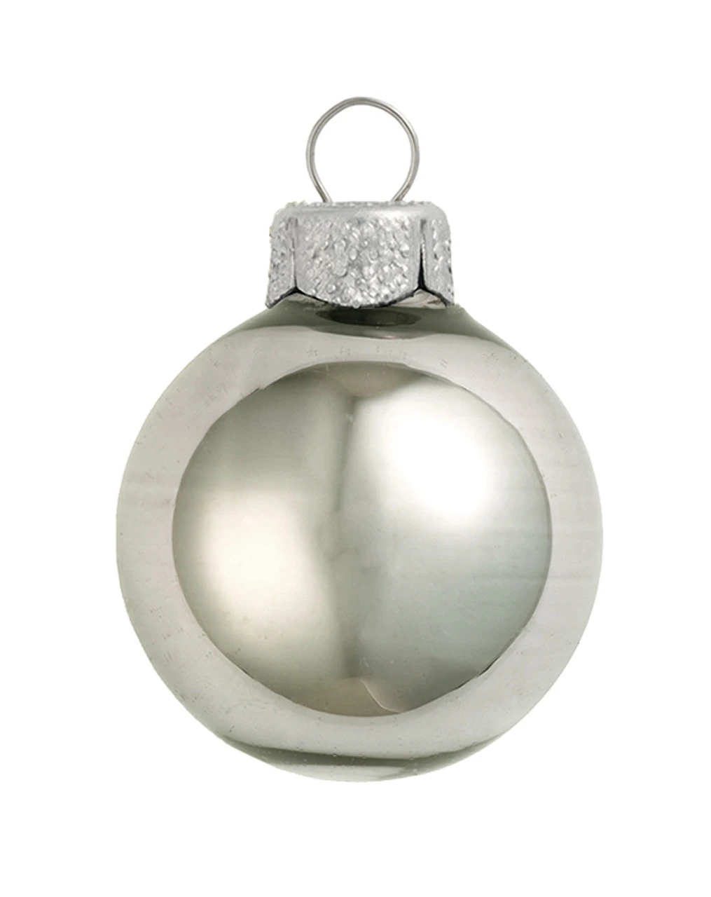 4ct Pewter Gray Shiny Glass Christmas Ball Ornaments 4.75" (120mm) 3 4ct Pewter Gray Shiny Glass Christmas Ball Ornaments 4.75" (120mm)