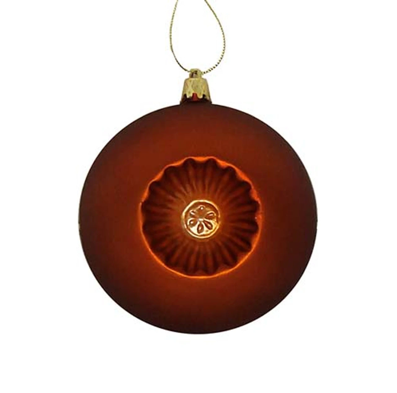 6ct Burnt Orange Shatterproof Matte Christmas Ball Ornaments 4" (100mm) 3 6ct Burnt Orange Shatterproof Matte Christmas Ball Ornaments 4" (100mm)