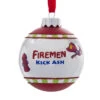3" Glittered Red "Fireman Kick Ash" Christmas Ball Ornament 1 3" Glittered Red "Fireman Kick Ash" Christmas Ball Ornament -Christmas Decoration Store ksa20c7551fir 73149.1667658003