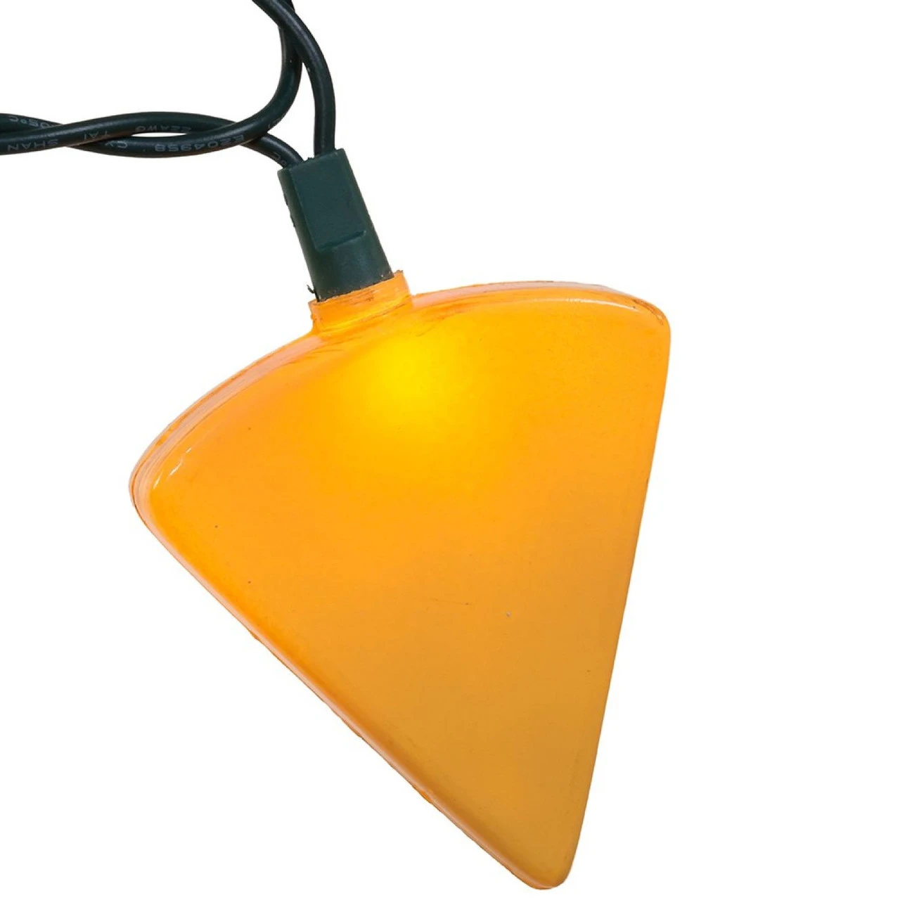 Set Of 10 Orange And Red Pizza Slice Garden Patio Christmas Lights - 10' Green Wire 6 Set Of 10 Orange And Red Pizza Slice Garden Patio Christmas Lights - 10' Green Wire - Image 4