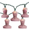 10-Count Pink Ballerina Christmas Light Set, 8.9ft Green Wire 1 10-Count Pink Ballerina Christmas Light Set, 8.9ft Green Wire -Christmas Decoration Store ksa ul4316 1 20905.1667577548