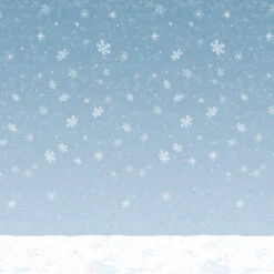 Pack Of 6 Christmas Holiday Decorative Winter Sky Backdrop 4' X 30'