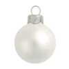 4ct Matte Silver Glass Ball Christmas Ornaments 4.75" (120mm)