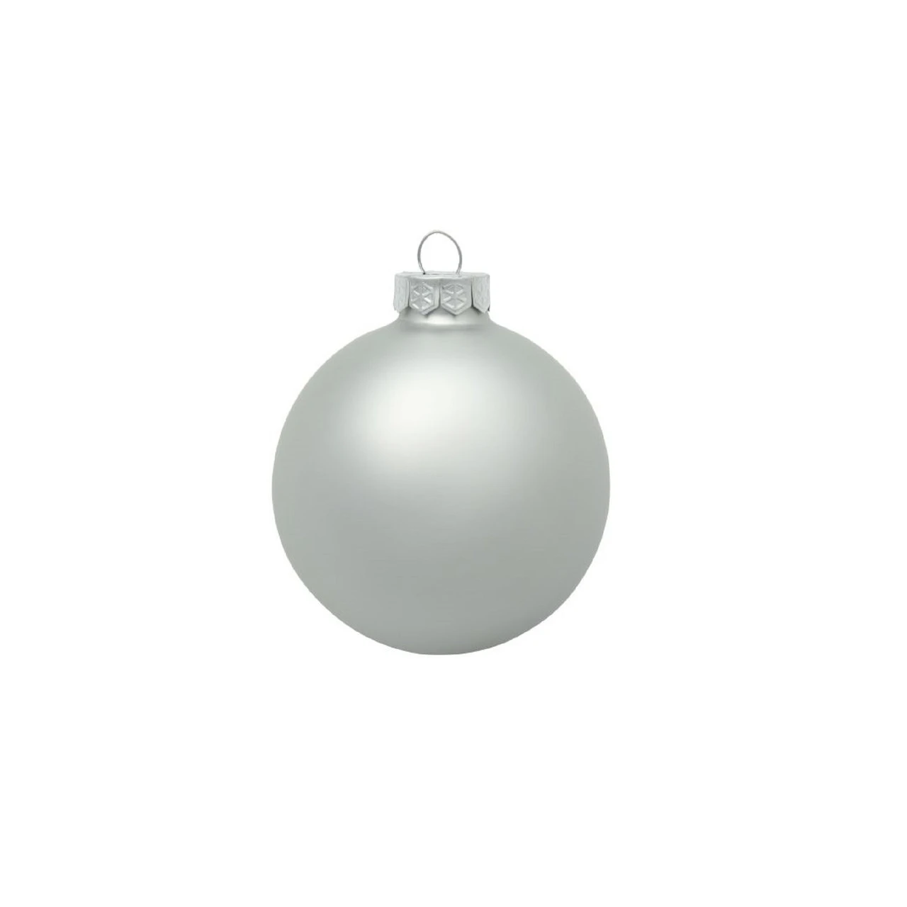 40ct Silver Matte Finish Glass Hanging Christmas Ball Ornaments 1.25" (30mm) 3 40ct Silver Matte Finish Glass Hanging Christmas Ball Ornaments 1.25" (30mm)