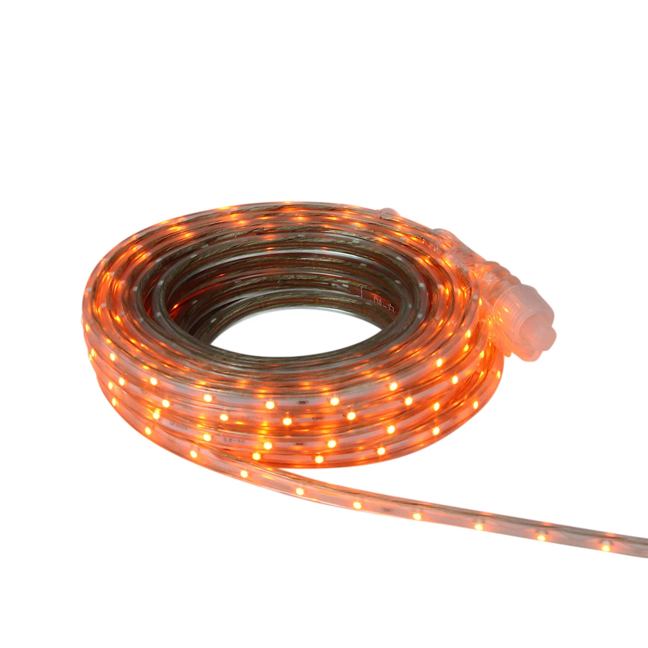 Orange LED Christmas Outdoor Linear Tape Lighting -30 Ft Clear Tube 4 Orange LED Christmas Outdoor Linear Tape Lighting -30 Ft Clear Tube - Image 2