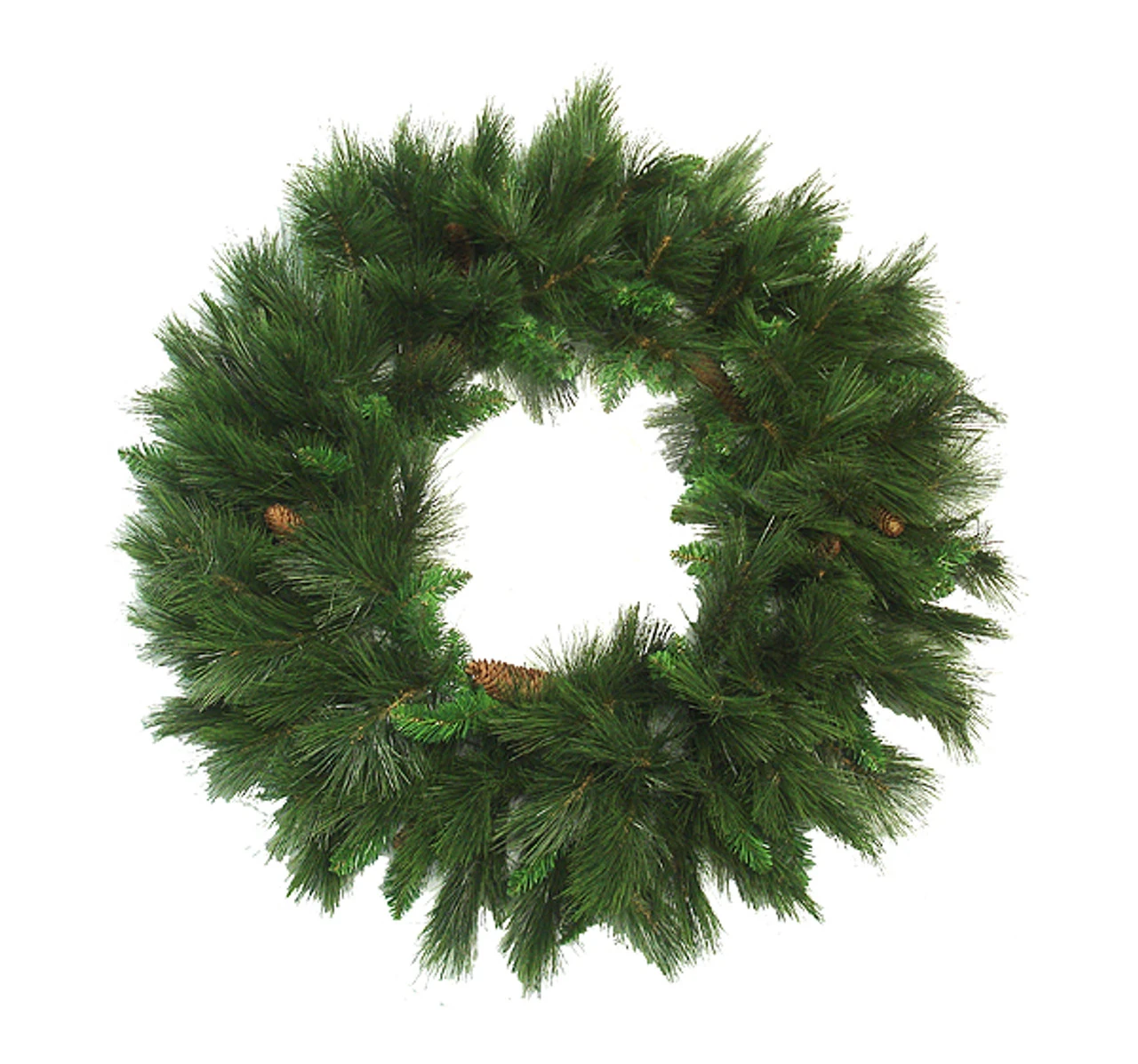 White Valley Mixed Pine Artificial Christmas Wreath, 48-Inch, Unlit 3 White Valley Mixed Pine Artificial Christmas Wreath, 48-Inch, Unlit