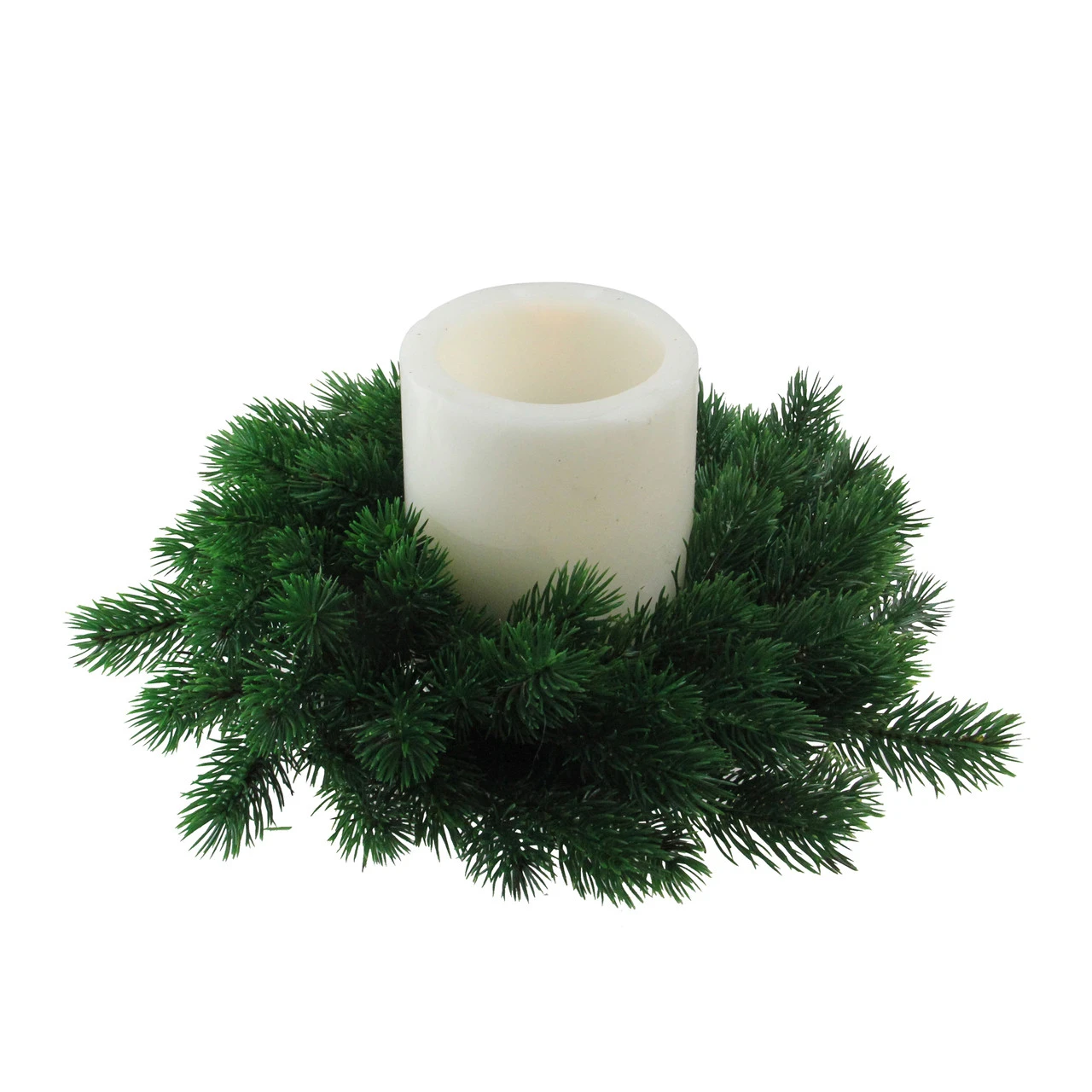 Green Pine Artificial Christmas Wreath - 12-Inch, Unlit 4 Green Pine Artificial Christmas Wreath - 12-Inch, Unlit - Image 2