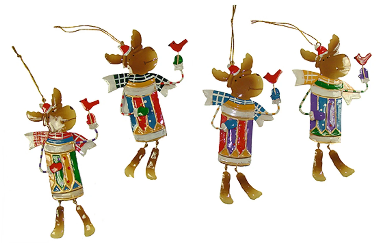 Club Pack Of 216 Whimsical Reindeer Christmas Ornaments 7.25" 3 Club Pack Of 216 Whimsical Reindeer Christmas Ornaments 7.25"