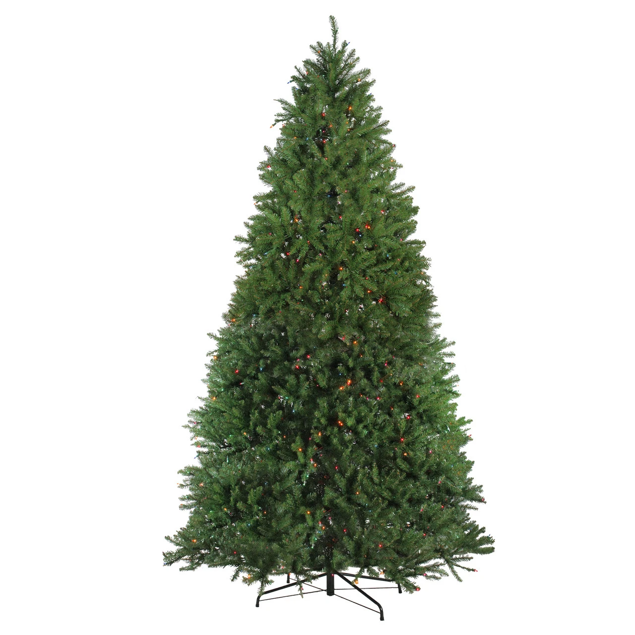12' Pre-Lit Full Northern Pine Artificial Christmas Tree - Multi-Color Lights 4 12' Pre-Lit Full Northern Pine Artificial Christmas Tree - Multi-Color Lights - Image 2