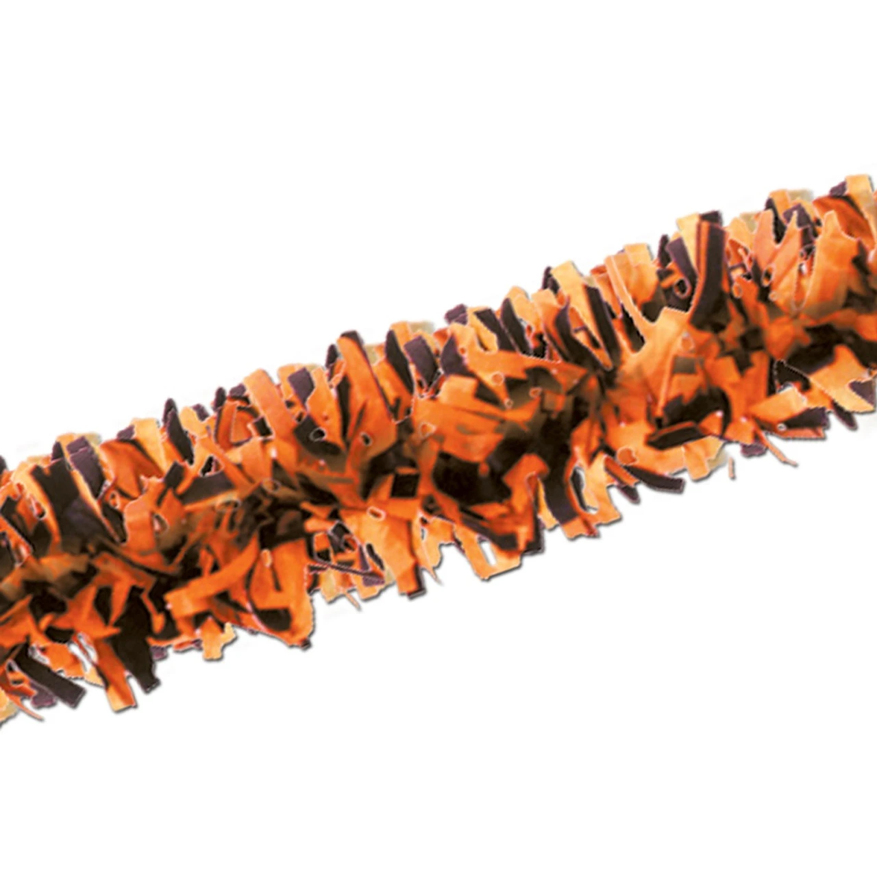 Club Pack Of 24 Orange And Black Festive Tissue Festooning Decorations 25' 3 Club Pack Of 24 Orange And Black Festive Tissue Festooning Decorations 25'