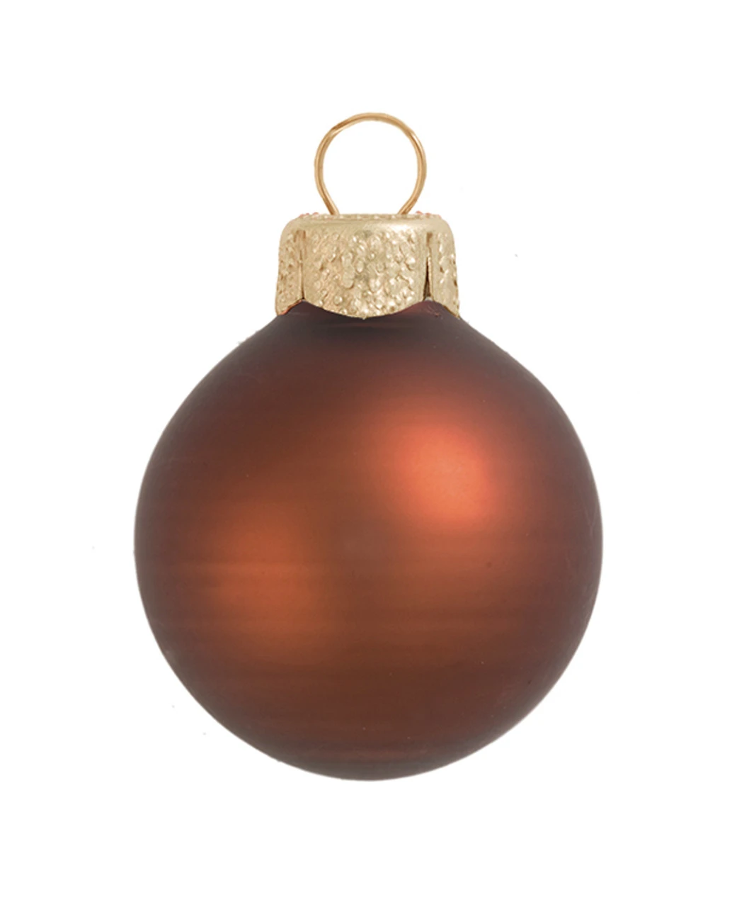 8ct Chocolate Brown And Gold Matte Glass Christmas Ball Ornaments 3.25" (80mm) 3 8ct Chocolate Brown And Gold Matte Glass Christmas Ball Ornaments 3.25" (80mm)
