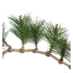 6' X 5" Long Needle Pine And Rope Rustic Artificial Christmas Garland - Unlit 7 6' X 5" Long Needle Pine And Rope Rustic Artificial Christmas Garland - Unlit -Christmas Decoration Store napco 23658 03 23716.1667491111