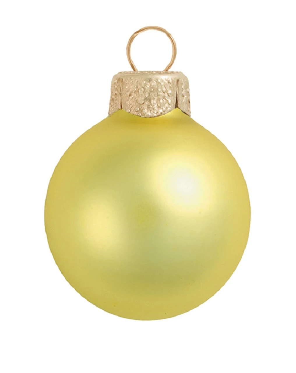 4ct Soft Yellow And Gold Matte Glass Christmas Ball Ornaments 4.75" (120mm) 3 4ct Soft Yellow And Gold Matte Glass Christmas Ball Ornaments 4.75" (120mm)