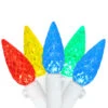 70ct Multi-Color Faceted LED C6 Christmas Light Set - 24.25ft White Wire 1 70ct Multi-Color Faceted LED C6 Christmas Light Set - 24.25ft White Wire -Christmas Decoration Store nl02583201 21214.1682357450