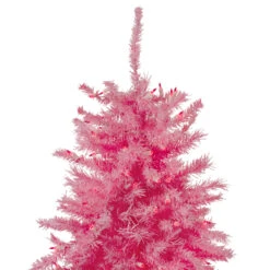 7.5' Pre-Lit Pink Tinsel Slim Artificial Christmas Tree - Pink Lights 9 7.5' Pre-Lit Pink Tinsel Slim Artificial Christmas Tree - Pink Lights -Christmas Decoration Store northlight20gb91013 2 81513.1667573278