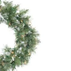 Pre-Lit Snow Mountain Pine Artificial Christmas Wreath - 30-Inch, Clear Lights 7 Pre-Lit Snow Mountain Pine Artificial Christmas Wreath - 30-Inch, Clear Lights -Christmas Decoration Store northlight20m88647 03 85321.1667641282