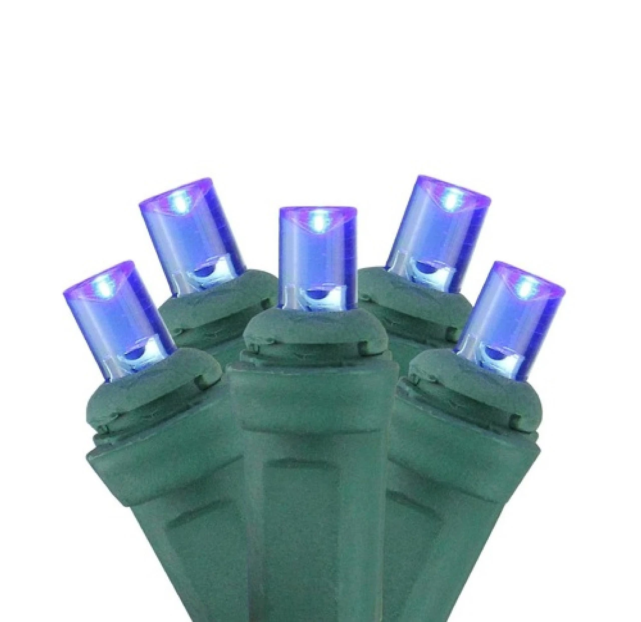 4' X 6' Blue LED Wide Angle Christmas Net Lights, Green Wire 3 4' X 6' Blue LED Wide Angle Christmas Net Lights, Green Wire