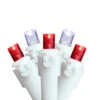 50 Red And White LED Wide Angle Christmas Lights - 16.25 Ft White Wire 2 50 Red And White LED Wide Angle Christmas Lights - 16.25 Ft White Wire -Christmas Decoration Store northlight20nl02576 1 91861.1667655119