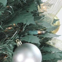 6' Pre-Lit Silver And Gold Pre-Decorated Pop-Up Artificial Christmas Tree, Clear Lights 8 6' Pre-Lit Silver And Gold Pre-Decorated Pop-Up Artificial Christmas Tree, Clear Lights -Christmas Decoration Store northlight20sm15299 3 81657.1667584077