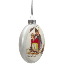 Set Of 3 Norman Rockwell Glass Christmas Disc Ornament 11 Set Of 3 Norman Rockwell Glass Christmas Disc Ornament -Christmas Decoration Store northlight20yl93415c 91502.1667530118