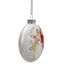 Set Of 3 Glass Norman Rockwell Christmas Disc Ornament 13 Set Of 3 Glass Norman Rockwell Christmas Disc Ornament -Christmas Decoration Store northlight20yl93419201 94566.1667487919