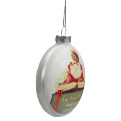 Set Of 3 Glass Norman Rockwell Christmas Disc Ornament 12 Set Of 3 Glass Norman Rockwell Christmas Disc Ornament -Christmas Decoration Store northlight20yl93419203 95949.1667487919