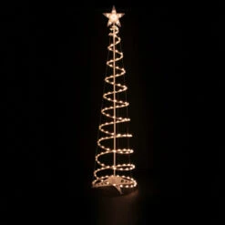 6' Pre-Lit Spiral Christmas Tree - Clear Lights
