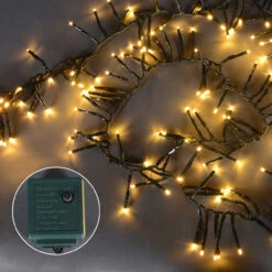 200 Warm White Multi-Function LED Cluster Christmas Lights - 5.75 Ft Green Wire 7 200 Warm White Multi-Function LED Cluster Christmas Lights - 5.75 Ft Green Wire -Christmas Decoration Store northlight 19 10104wafe 200 47640.1667620425
