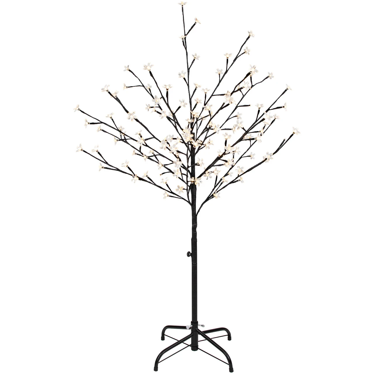 4' LED Lighted Cherry Blossom Flower Tree - Warm White Lights 5 4' LED Lighted Cherry Blossom Flower Tree - Warm White Lights - Image 3