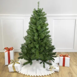 4.5' X 35" Medium Mixed Pine Artificial Christmas Tree - Unlit