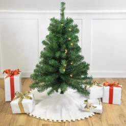 3' Pre-Lit Green Medium Blackwater Fir Artificial Christmas Tree - Clear Lights