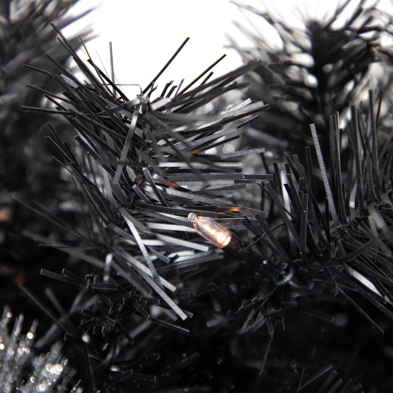 Black Bristle Artificial Christmas Wreath- 36 Inches, Warm White LED Lights 8 Black Bristle Artificial Christmas Wreath- 36 Inches, Warm White LED Lights - Image 6