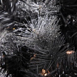 Black Bristle Artificial Christmas Wreath- 36 Inches, Warm White LED Lights 15 Black Bristle Artificial Christmas Wreath- 36 Inches, Warm White LED Lights -Christmas Decoration Store northlight b83534 5 00703.1684767928