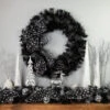 Black Bristle Artificial Christmas Wreath- 36 Inches, Warm White LED Lights 2 Black Bristle Artificial Christmas Wreath- 36 Inches, Warm White LED Lights -Christmas Decoration Store northlight b83534 styled201 67788.1684767924