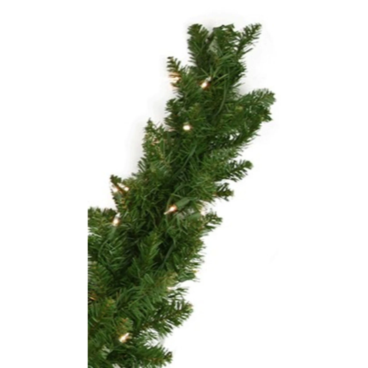 60" Pre-Lit Eastern Pine Artificial Christmas Swag - Clear Lights 5 60" Pre-Lit Eastern Pine Artificial Christmas Swag - Clear Lights - Image 3