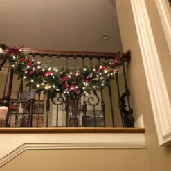 60" Pre-Lit Eastern Pine Artificial Christmas Swag - Clear Lights 9 60" Pre-Lit Eastern Pine Artificial Christmas Swag - Clear Lights -Christmas Decoration Store northlight b84688 cxpic 79858.1676393438