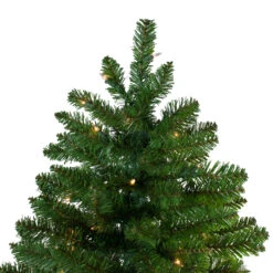 9' Pre-Lit Everett Pine Slim Artificial Christmas Tree, Clear Lights -Christmas Decoration Store northlight b84727 1 45563.1667530190