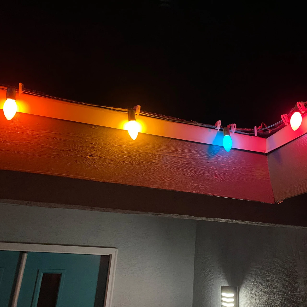 Set Of 25 Opaque Vibrant Multi-Color C9 Christmas Light Set, 24ft Green Wire 3 Set Of 25 Opaque Vibrant Multi-Color C9 Christmas Light Set, 24ft Green Wire