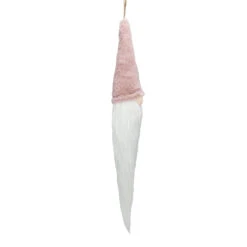 24" Plush Pink And White Holiday Collections Hanging Gnome Christmas Ornament -Christmas Decoration Store northlight de89508 3 sample 92022.1667488092