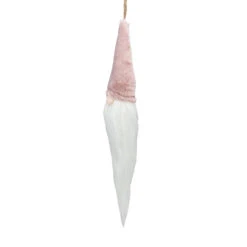 24" Plush Pink And White Holiday Collections Hanging Gnome Christmas Ornament -Christmas Decoration Store northlight de89508 4 sample 39034.1667488092