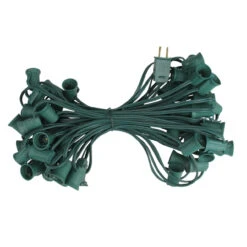 50' Green Commercial C9 Christmas Light Socket Set 5 50' Green Commercial C9 Christmas Light Socket Set -Christmas Decoration Store northlight dl16011 2 10343.1667536323